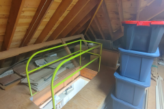 SpaceLift Attic Lift can carry more totes than any lift on the market.