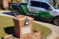 Address Stone & Cap Before