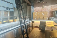 City & State Restaurant Rolling Ladder